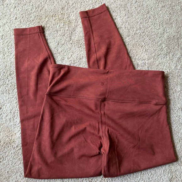 LULULEMON Always On Tight legging size 12 Skywash Rustic Clay Everlux 28” - Picture 5 of 9